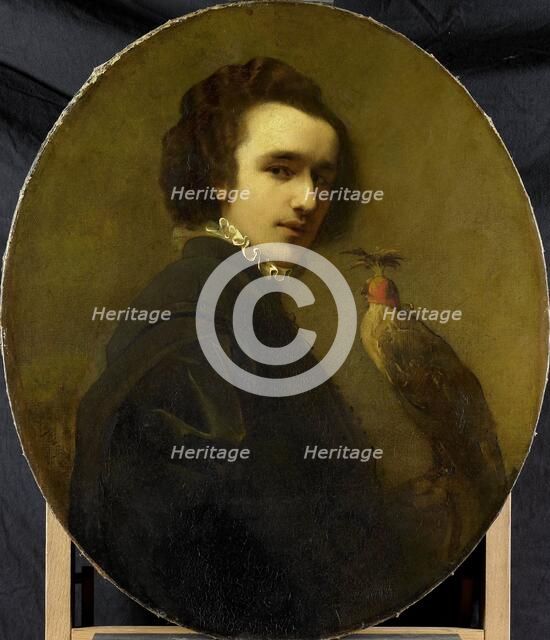 The Falconer, 1850-1880. Creator: Christoffel Bisschop.