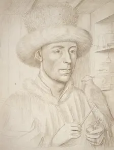 The Falconer. Artist: Christus, Petrus (1410/20-1475/76)