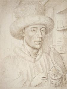 The Falconer. Artist: Christus, Petrus (1410/20-1475/76)