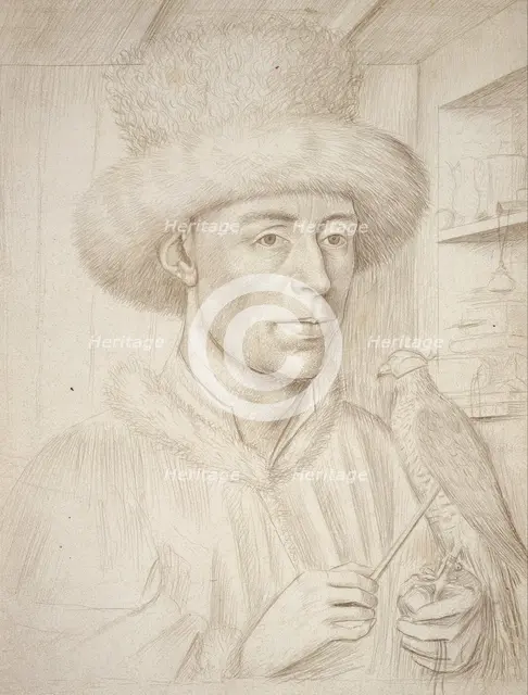 The Falconer. Artist: Christus, Petrus (1410/20-1475/76)