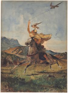 The Falconer. Creator: Eugène Fromentin (French, 1820-1876)