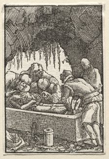 The Fall and Redemption of Man: Burial of Christ, c. 1515. Creator: Albrecht Altdorfer (German, c. 1480-1538)