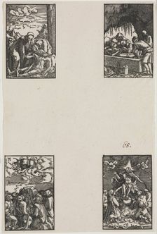 The Fall and Redemption of Man, c. 1515. Creator: Albrecht Altdorfer (German, c. 1480-1538)