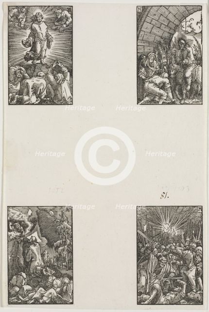 The Fall and Redemption of Man, c. 1515. Creator: Albrecht Altdorfer (German, c. 1480-1538).
