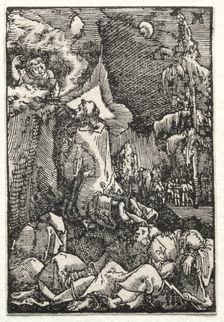 The Fall and Redemption of Man: Chirst on the Mount of Olives, c. 1515. Creator: Albrecht Altdorfer (German, c. 1480-1538)