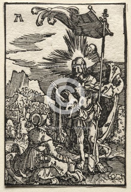 The Fall and Redemption of Man: Christ Appearing to St. Mary Magdalen, c. 1515. Creator: Albrecht Altdorfer (German, c. 1480-1538).