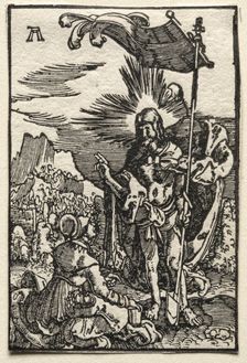 The Fall and Redemption of Man: Christ Appearing to St. Mary Magdalen, c. 1515. Creator: Albrecht Altdorfer (German, c. 1480-1538)