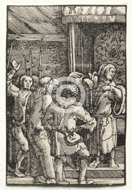 The Fall and Redemption of Man: Christ before Caiaphas, c. 1515. Creator: Albrecht Altdorfer (German, c. 1480-1538).