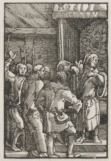 The Fall and Redemption of Man: Christ before Caiaphas, c. 1515. Creator: Albrecht Altdorfer (German, c. 1480-1538)