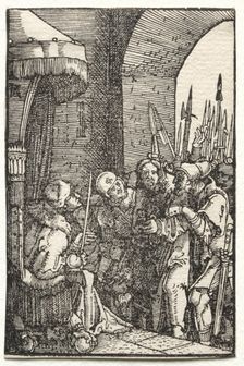 The Fall and Redemption of Man: Christ before Pilate, c. 1515. Creator: Albrecht Altdorfer (German, c. 1480-1538)