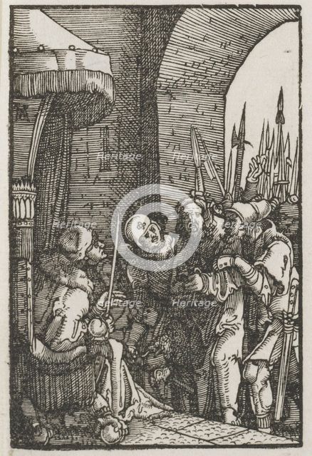 The Fall and Redemption of Man: Christ before Pilate, c. 1515. Creator: Albrecht Altdorfer (German, c. 1480-1538).