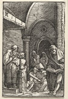 The Fall and Redemption of Man: Christ Disputing with the Doctors, c. 1515. Creator: Albrecht Altdorfer (German, c. 1480-1538)