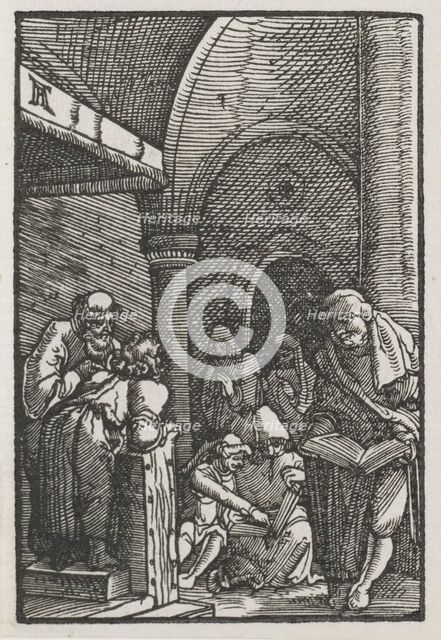 The Fall and Redemption of Man: Christ Disputing with the Doctors, c. 1515. Creator: Albrecht Altdorfer (German, c. 1480-1538).