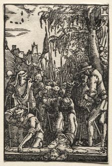 The Fall and Redemption of Man: Christ Nailed to the Cross, c. 1515. Creator: Albrecht Altdorfer (German, c. 1480-1538)