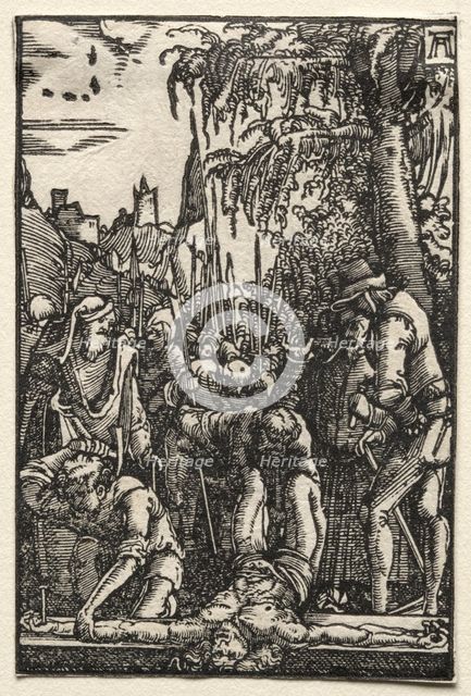 The Fall and Redemption of Man: Christ Nailed to the Cross, c. 1515. Creator: Albrecht Altdorfer (German, c. 1480-1538).
