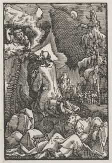 The Fall and Redemption of Man: Christ on the Mount of Olives, c. 1515. Creator: Albrecht Altdorfer (German, c. 1480-1538)