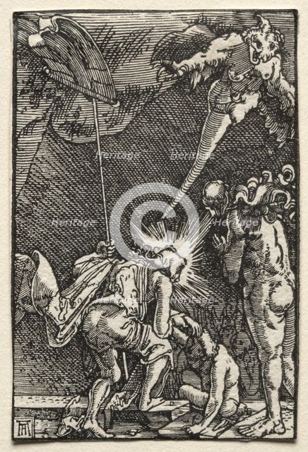 The Fall and Redemption of Man: Descent into Hell, c. 1515. Creator: Albrecht Altdorfer (German, c. 1480-1538).