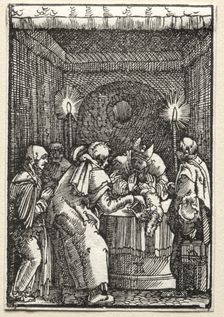 The Fall and Redemption of Man: Joachim's Offering Rejected by the High Priest, c. 1515. Creator: Albrecht Altdorfer (German, c. 1480-1538)