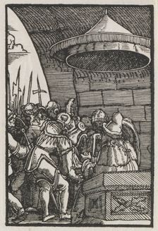 The Fall and Redemption of Man: Pilate Washing his Hands, c. 1515. Creator: Albrecht Altdorfer (German, c. 1480-1538)