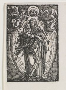 The Fall and Redemption of Man: The Virgin as Queen of Heaven, c. 1513. Creator: Albrecht Altdorfer (German, c. 1480-1538)