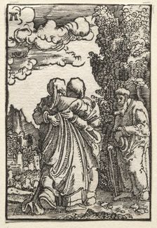 The Fall and Redemption of Man: The Visitation, c. 1515. Creator: Albrecht Altdorfer (German, c. 1480-1538)