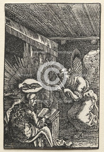The Fall and Redemption of Man: The Annunciation, c. 1515. Creator: Albrecht Altdorfer (German, c. 1480-1538).