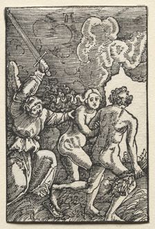 The Fall and Redemption of Man: The Expulsion from Eden, c. 1515. Creator: Albrecht Altdorfer (German, c. 1480-1538)