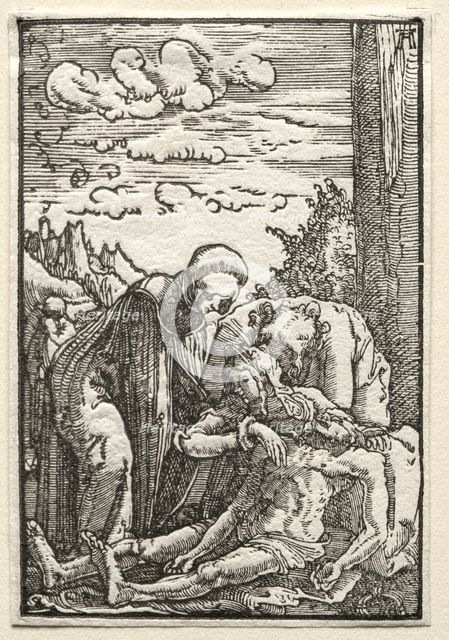 The Fall and Redemption of Man: The Lamentation beneath the Cross, c. 1515. Creator: Albrecht Altdorfer (German, c. 1480-1538).