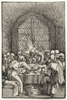 The Fall and Redemption of Man: The Last Supper, c. 1515. Creator: Albrecht Altdorfer (German, c. 1480-1538)