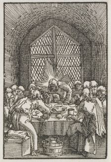 The Fall and Redemption of Man: The Last Supper, c. 1515. Creator: Albrecht Altdorfer (German, c. 1480-1538)