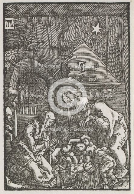 The Fall and Redemption of Man: The Nativity, c. 1515. Creator: Albrecht Altdorfer (German, c. 1480-1538).