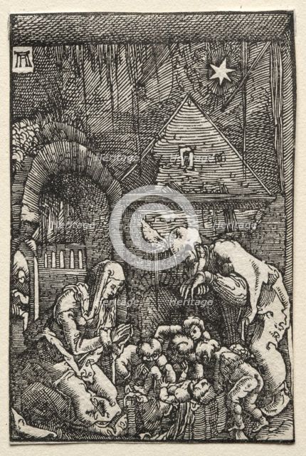 The Fall and Redemption of Man: The Nativity, c. 1515. Creator: Albrecht Altdorfer (German, c. 1480-1538).