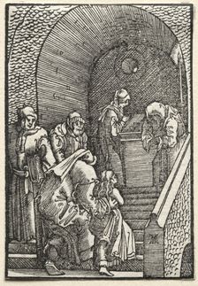The Fall and Redemption of Man: The Presentation of the Virgin in the Temple, 1515. Creator: Albrecht Altdorfer (German, c. 1480-1538)