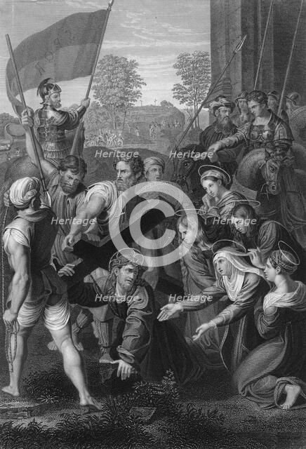 'The Fall on the Road to Calvary', c1820s.Artist: W Holl