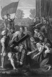 The Fall on the Road to Calvary c1820s.Artist: W Holl