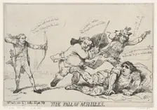 The Fall of Achilles, January 7, 1785., January 7, 1785. Creator: Thomas Rowlandson