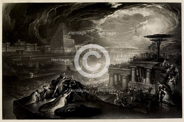 The Fall of Babylon, 1831. Creator: John Martin.