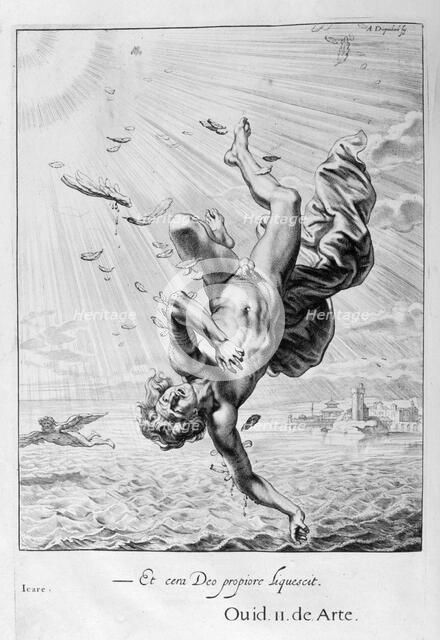 The Fall of Icarus, 1655. Creator: Unknown.
