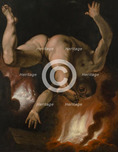 The Fall of Ixion, ca 1588. Artist: Haarlem, Cornelis Cornelisz., van (1562-1638)