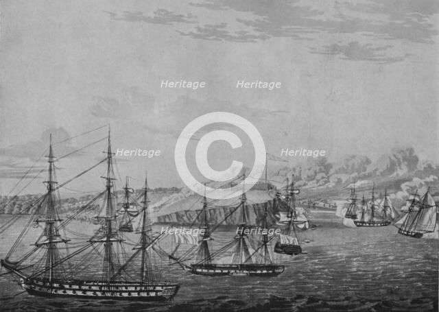 'The Fall of Oswego', c1815. Artist: Robert Havell.