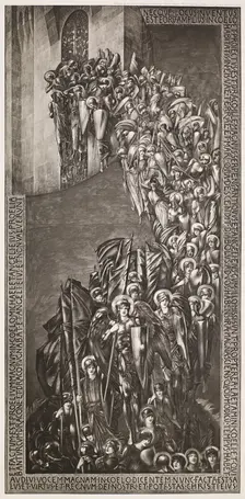 The Fall of Lucifer, c1894, (1900). Creator: Unknown