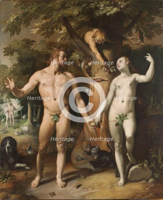 The Fall of Man, 1592. Creator: Cornelis Cornelisz van Haarlem.