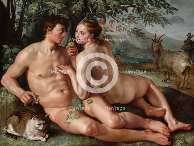 The Fall of Man, 1616. Creator: Hendrik Goltzius.