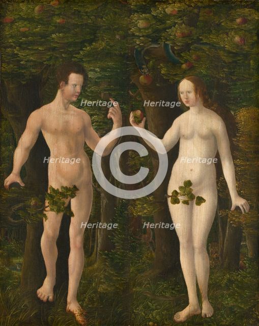 The Fall of Man [middle panel], c. 1535. Creator: Workshop of Albrecht Altdorfer.