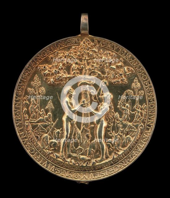 The Fall of Man [obverse], 1536. Creator: Reinhart, Hans.