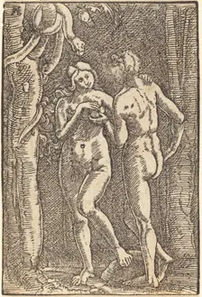 The Fall of Man, c. 1513. Creator: Albrecht Altdorfer