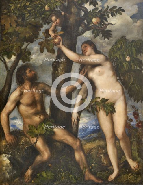 The Fall of Man, c1550. Creator: Titian.