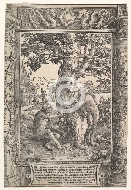The Fall of Man, ca. 1517. Creator: Lucas van Leyden.