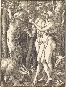 The Fall of Man, probably c. 1509/1510. Creator: Albrecht Durer