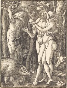The Fall of Man, probably c. 1509/1510. Creator: Albrecht Durer